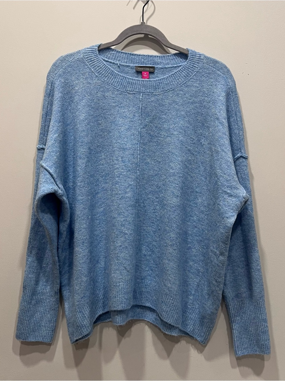 Vince Camuto Soft Sky Blue Crewneck Sweater